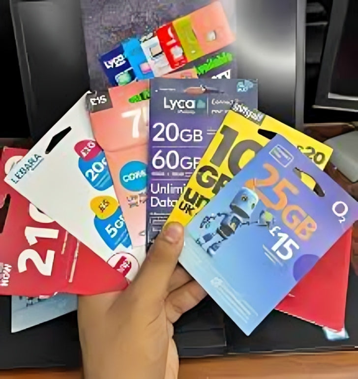 100% Lifetime Working Uk  sim for tiktok live  whatsapp   paypal amzon otp waranty